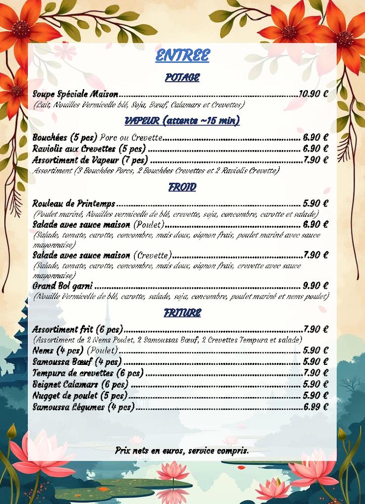 Jardin D'asie - Menu Image 4
